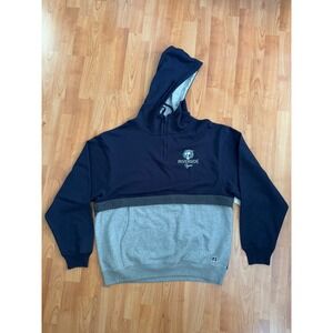 Riverside‎ Tiger Russell Athletic Color block Size L Hoodie Sweatshirt Navy Gray